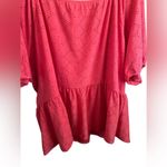 Lane Bryant Square-Neck Eyelet Peplum Top Womens Plus Size 30/32 Photo 5