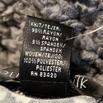 August Silk  medium womens black white ditsy lace sleeveless scoop neck tank knit Photo 4