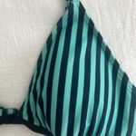 Aerie  M Striped blue and Black Bikini Top Photo 1