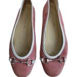 Bellofatto Pink Rhinestone Flat Ballet Shoes Size 7.5 Photo 1