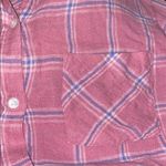 Rails ‎ Charli Linen Blend Dusty Rose Check Plaid XS Photo 3