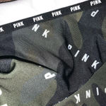 PINK - Victoria's Secret Vs Victorias Secret Pink Quarter Zip Track Jacket Sweater Top Camo L Photo 2