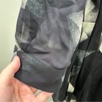 Intermix Black & White Printed Long Sleeve Button-Front Tie Mini Dress Sz S Photo 5