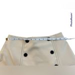 Alexis Kita Vegan Leather Mini Skirt Ivory / Size M Photo 15