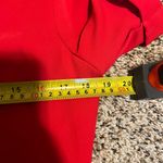 Ralph Lauren Lauren Red V-Neck Short Sleeve Shift Dress Size 8 Photo 7