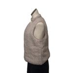 Joie NWOT  Chunky Cable Knit Zip-Up Sweater Vest in Taupe
Beige Photo 2