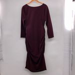 Isabel Maternity  Striped Dress Womens M Used Midi Photo 3