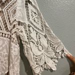 Hunter Bell  Ivory Lace Fawn Short Sleeve Blouse Sz 0 Photo 2