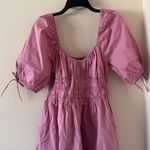 STAUD faye' Mini Cotton Dress, Size Large,
$328 Pink Photo 5
