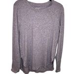 Athleta  Dark Sky Violet Uptemp Long Sleeve Athletic Shirt Photo 0