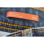 Pilcro Women's Slim Boyfriend Jeans Dark Wash Denim Casual Everyday 28T Photo 3