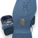 Vivienne Hu VHNY Cobalt Studded Leather Straps Ankle Boots Size 7 (EU 37) Blue Photo 10