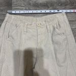 Angel Kiss  Women Corduroy Cargo Pants Beige Elastic Waist Wide Leg Size 7/28 Photo 2