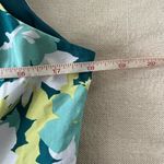 Pendleton  Petite Turquoise Yellow White Floral‎ Sleeveless A Line Dress Size 10 Photo 7