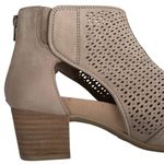 Like New Earth Brand Leather Ivy Sahara Coco Open Toe Heeled Booties Size 9 Photo 1