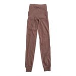 Naked Wardrobe New  Nordstrom Snatched High Waist Ribbed Joggers | Tan Mauve | S Photo 1