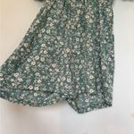 Nasty Gal  Floral Mini romper in Green and Cream Photo 1