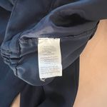 Madewell  Wide Leg Cropped Pants Navy Blue‎ Elastic Waist Pockets Womens Photo 12