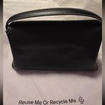 Authentic Toteme T Lock Purse Bag in Pebbled Leather Black Silver Photo 4