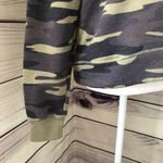 Socialite Green Camo Hooded Sweatshirt Photo 1