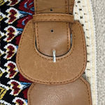 Bongo  Maxi Skirt Medium Multicolor Patterned Belted‎ Bohemian Casual Photo 5