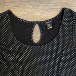 Torrid  Black & White Polka Dot Babydoll Flared Plus Tee Knit Shirt 2 Photo 8