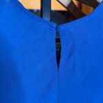 Kooba  Vibrant Blue Women's Blouse Size Medium Oversized Photo 6