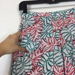 ONIA Mila Wide Leg Palazzo Leaf Print Boho Pants Photo 4