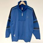 Adidas By Stella Mccartney Knit Mix Pullover Blue Size M Photo 3