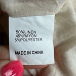 Little Lies Women's Ainsley Halter Maxi Dress Beige Pinstripe M Summer Beachy Size M Photo 9