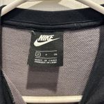 Nike  Women Tie Dye Sleeveless Sweatshirt Dress Pouch Pocket Black Gray Small Photo 3