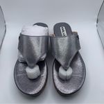 Karl Lagerfeld NWB  Women's Karsyn Platform Sandal size 9M EU 40 platform silver Photo 5