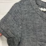 Garnet Hill Striped Boxy Linen Tunic Top / Dress Size 10 Photo 4