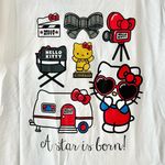 Hello Kitty NWT Universal Studios  Hollywood A Star Is Born Women Graphic Top M Photo 1