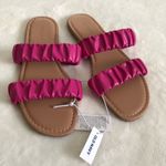 Old Navy New  ruched two straps flat sandals, women size 7.5 Photo 1