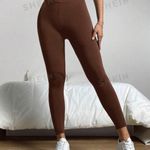 SheIn Cross waist Leggings Photo 3