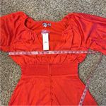 Urban Outfitters  Dress Medium red Rebecca long sleeve scarlet crimson mini NWT Photo 10
