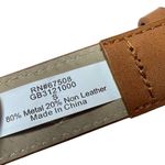 Giani Bernini Cognac Brown and Gold Link Belt Size Small New Photo 2