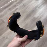 Halloween Knotted Headband October Ghost Boo Beaded Studded Boutique Black Photo 6