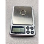 10K White Gold Round Diamond Wedding Anniversary Stackable Band Ring Size 7.25 Silver Photo 9