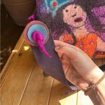 Handcrafted Artistic Felted Wool Bag Purple Photo 3