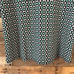 MELLODAY  Green‎ and Black Geo Print Top Medium Photo 5