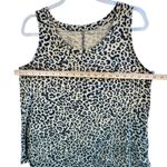 Hobby Lobby Leopard Print Drapey Tank Top Beige Black Animal Sleeveless Womens M Tan Size M Photo 4