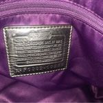 Coach  Purple Poppy Tartan Plaid Vintage Tote Baby Purse with Hangtags attached Photo 1