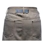 Cache  Denim Gold Metallic Rhinestone Stud Pocket Corners Stretch Skirt NWT $98 Photo 3