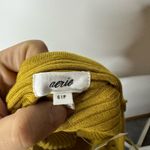 Aerie Women's Size Small Knit Crop Tank Deep Mustard Yellow Adjustable NWT Photo 6
