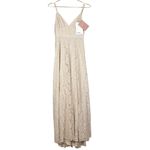 BHLDN NWT Fame & Partners Charlotte Dress Nude Lace Maxi Wedding Gown Dress 6 Photo 3