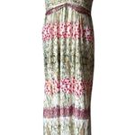 Shoreline Wear Foil Crackle Print Halter Maxi Dress, Sz S/M Photo 0