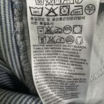 Levi's  Jeans Womens 4 Blue White Pinstripe Cropped Cuffed Stretch Denim Pants Photo 7