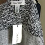 Calvin Klein New Cascade Collar Open Front Blazer Perfect Jacket Year Round Photo 6